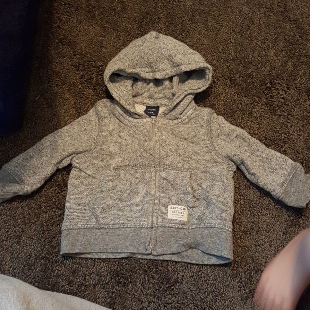 Baby zip up sweater